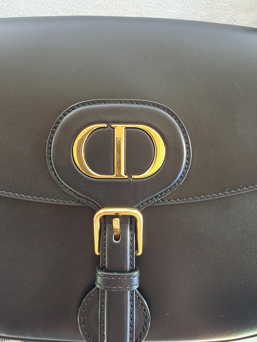 Dior Black CD Bobby Bag with Signature Strap - Picture 7 of 9